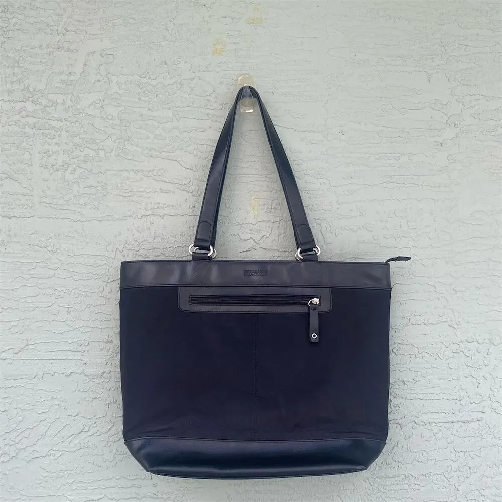 Kenneth Cole Reaction Women's Black Laptop Tote Bag Workwear